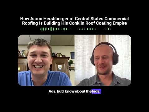 Roof Coating Empire #2: Aaron Hershberger Is Building His Conklin Roof Coating Empire